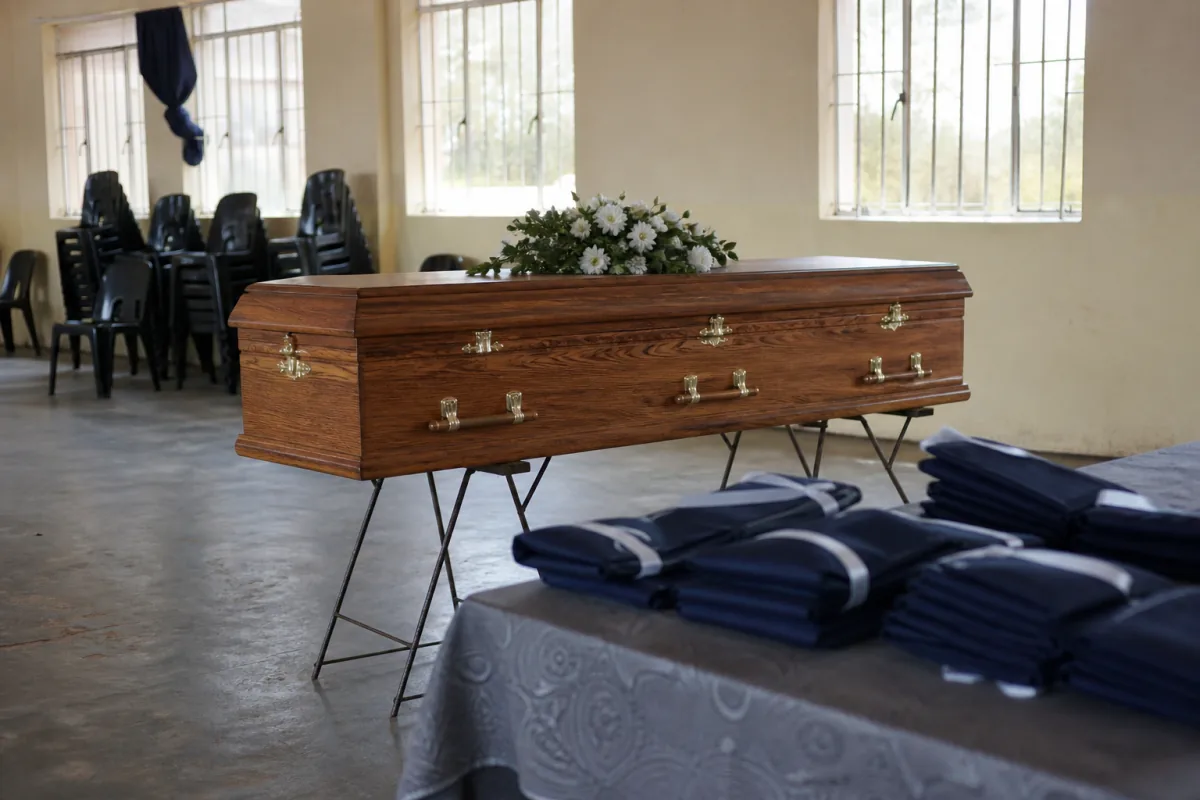 Essential Burial Plan funeral and grocery support